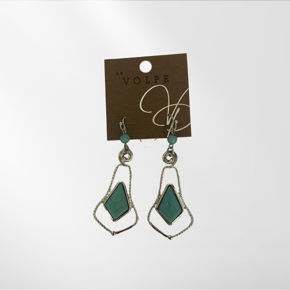 Silver and Turquoise Earrings
